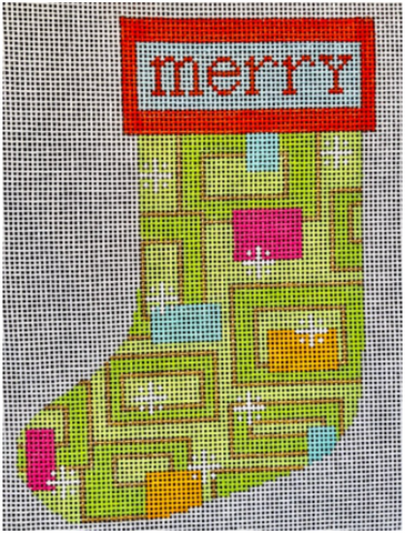 Christmas: Mod Merry Mini-sock