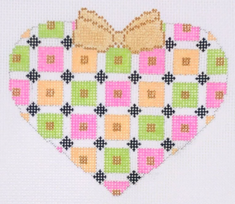 Christmas: Merry All Over in Pastel - Heart
