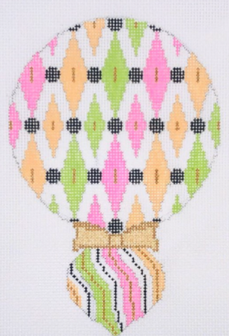 Christmas: Merry All Over in Pastel - Harlequin Ornament