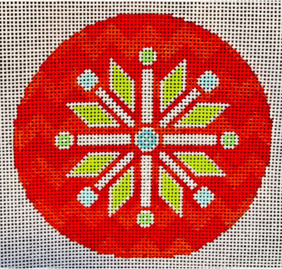 Christmas: Snowflake Santa - Snowflake Ornament