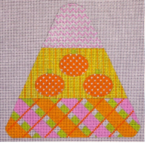Halloween: Candy Corn - Pumpkin Plaid