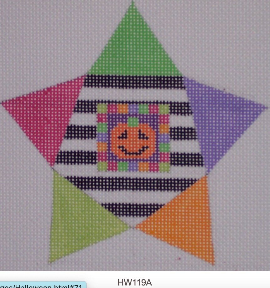 Halloween: Star Shape with Pumpkin