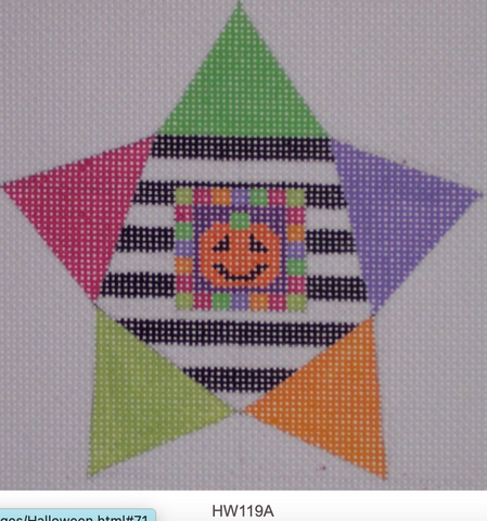 Halloween: Star Shape with Pumpkin