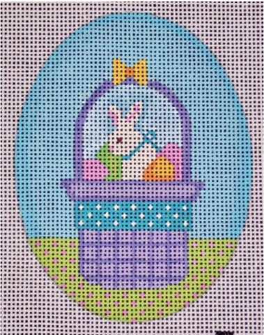 Easter: Bunny In Basket Ornament