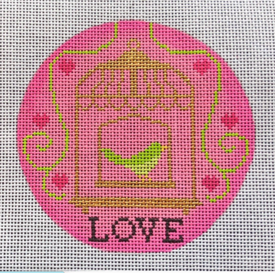 Nature: "Love" Birdcage Ornament