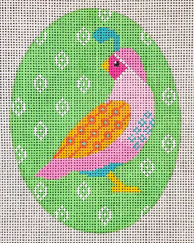 Nature: Quail - Green Background