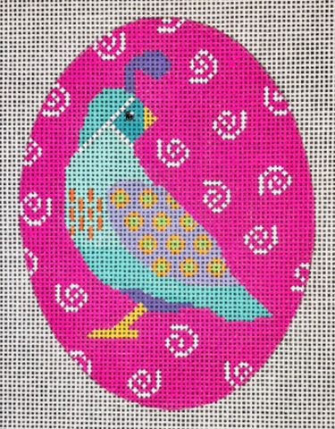 Nature: Quail - Pink Background