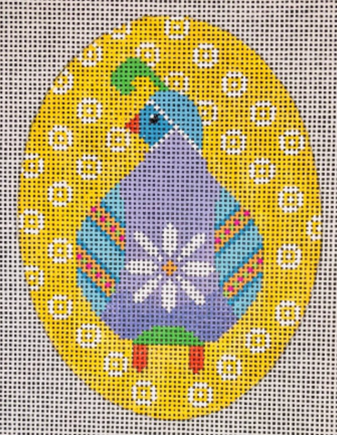 Nature: Quail - Yellow Background