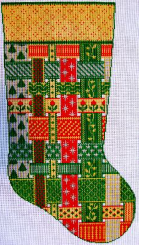 Stocking: Joan's Stocking, French Ribbons 13ct