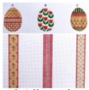 Eggs: Gabriel's 3 Egg Omelette - red tulips, brown egg 13ct