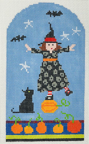 Witch on Pumpkin