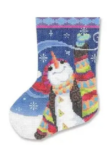 Michele Noiset Mini Stockings - Snowman with Jacket