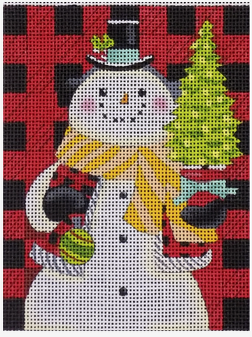 Plaid Snowman