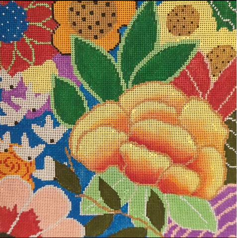 Floral Pillow square 13ct