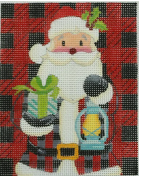 Plaid Santa