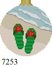 Ornament - Christmas Flip Flops