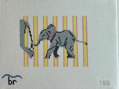 Rectangle - Hang On! (baby elephant) 13ct