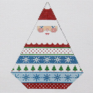 Triangle - Ribbon Santa