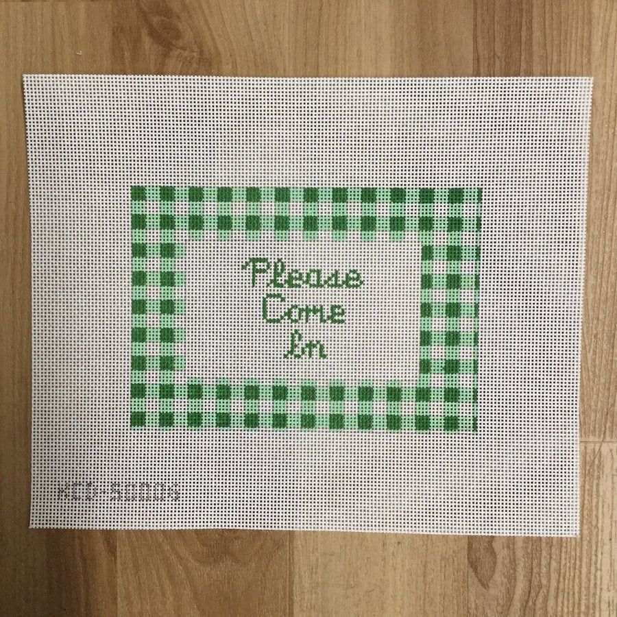 Sign: Gingham Please Come In