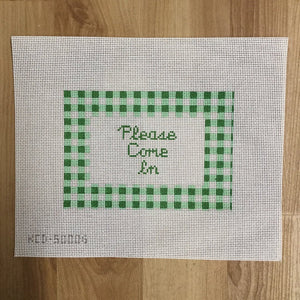 Sign: Gingham Please Come In