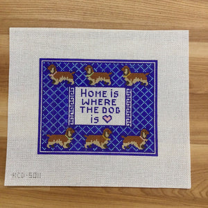 Sign: Home is Where the Dog Is (Cocker Spaniel)