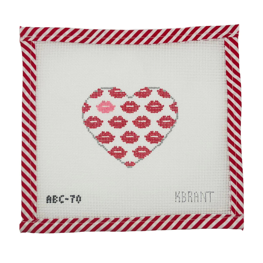 Kisses Heart - Red