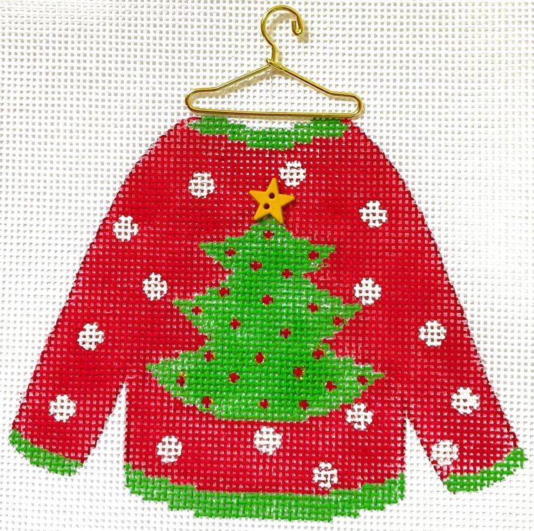 Sweater - Christmas Tree with stitchguide