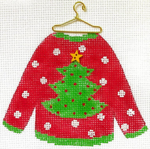 Sweater - Christmas Tree with stitchguide