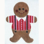 Gingerbread: Red with Suspenders