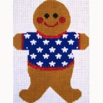 Gingerbread: Blue with Stars