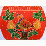 Purse: Christmas Partridge 3-pc Purse