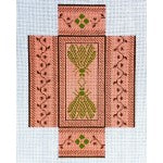 Brickcover: Napoleon's Bee Brickcover - Pink and Pesto, 13ct