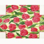 Brickcover: Pink Tulips Brick Cover 13ct