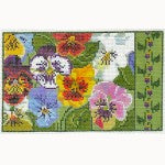 Needle Case: Pansy Needle Case