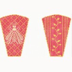 Scissor Case: Napoleon's Bee - Coral and ButterScissor Case
