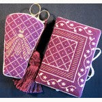 Scissor Case: Napoleon's Bee - Plum & Cream  Scissor Case