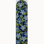 Bookmark: Forget-Me-Not, navy