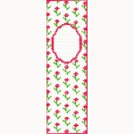 Bookmark: Primrose with Monogram