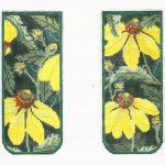 Eyeglass Case: Yellow Echinacea, 13ct