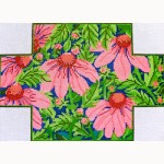 Brickcover: Pink Echinacea Brick Cover, 13ct