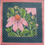Pillow or Picture: Pink Echinacea 12-inch Pillow 13ct