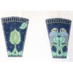 Scissor Case: Charles' Blue Owls Scissor Case