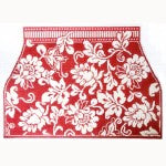 Purse: Karen's 4 pc Red Damask Purse