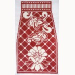 Purse: Karen's 4 pc Red Damask Purse
