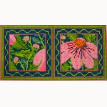 NeedleCase:Pink Echinacea NeedleCase
