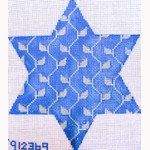 Star 6pt: Star of David - Silver and Blue