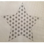 Star Tree Topper: Lisa's Tree Topper Star 10" Silver, 13ct with bicone crystals