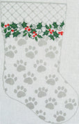 Stocking: My Best Friend's Stocking - silver
