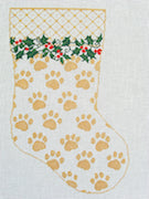 Stocking: My Best Friend's Stocking - gold