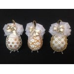 Eggs: Lyric's 3 Egg Omelette - gold & ivory 13ct